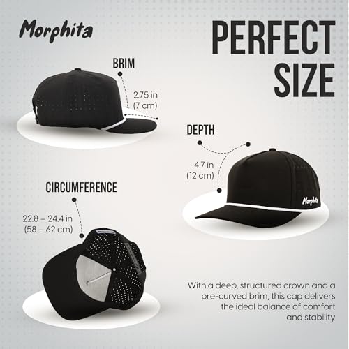 Image of Performance Golf Hat for Men & Women, Breathable Athletic Cap, Lightweight Running Hat, UPF 50 Sun Protection