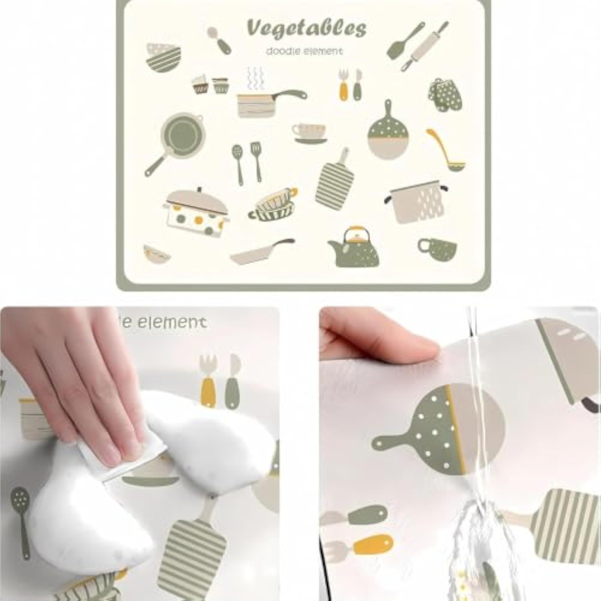 Quick Dry Water Absorbent Kitchen Dish Drying Mat