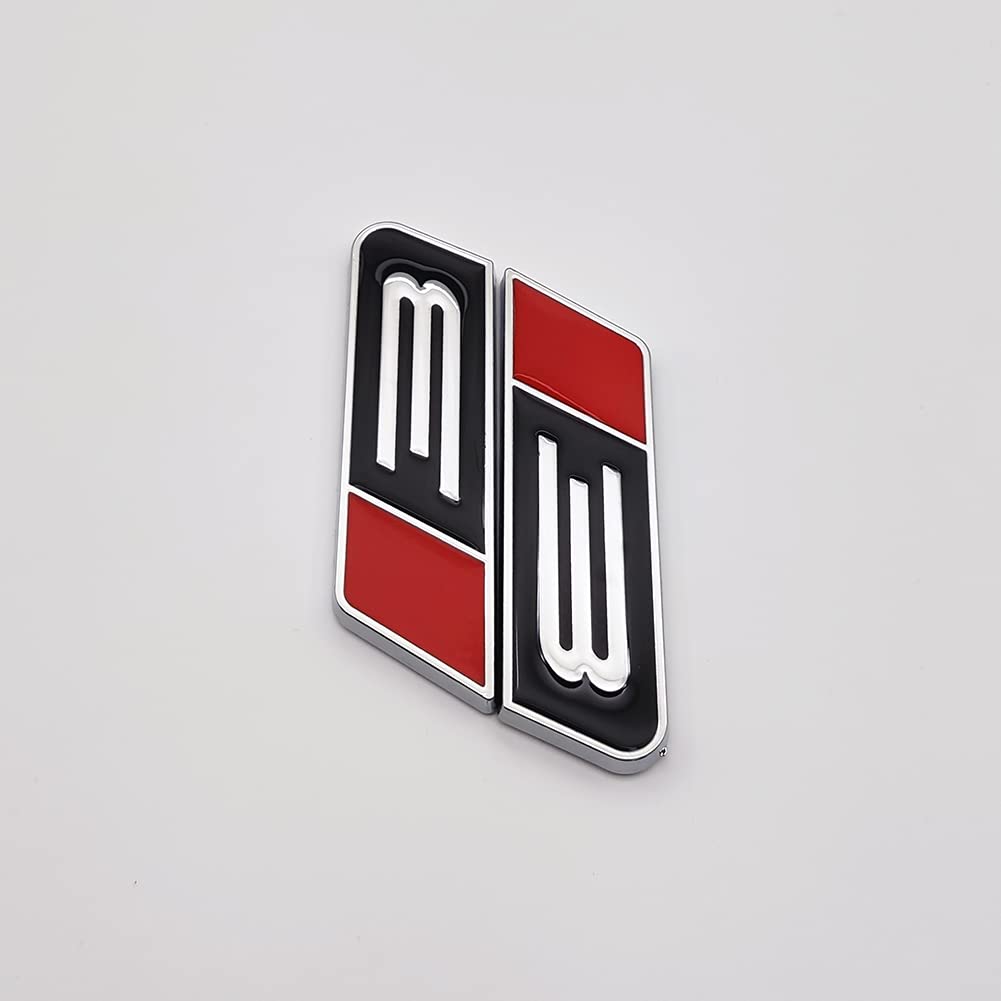 3D Metal ROUSH Stage 3 Emblem – Silver, Red & Black Car Badge For Mustang GT Trunk & Decals - View #4