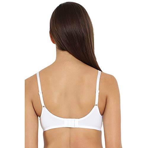 Image of Jockey 1615 Women Wirefree Non Padded Super Combed Cotton Elastane Stretch Full Coverage Everyday Bra with Soft Adjustable Straps
