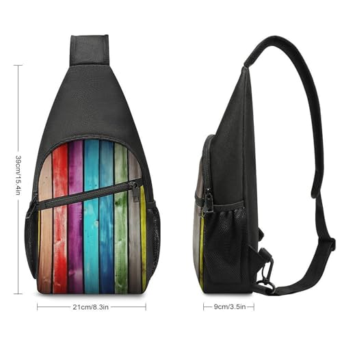 Bolso bandolera deportivo de tela Oxford blanca miniatura 2