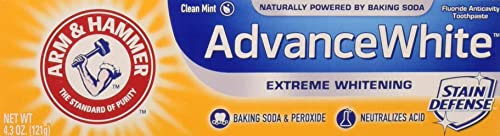 Arm & Hammer Advance White Toothpaste, Clean Mint, Extreme Whitening 4.3 Oz ( Pack Of 6) #TOP26