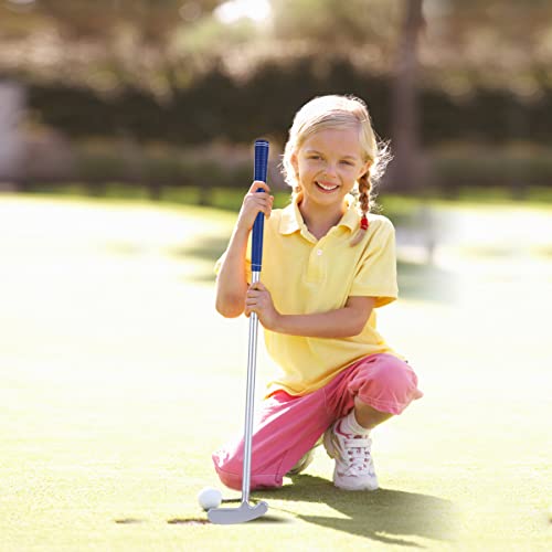 Wassteel Kids Golf Clubs, 6063 Aluminum Alloy Golf Putter For Right/Left Handed Indoor/Outdoor Kids Golf Set, Mini Golf Putters Gift With 5 Plastic Golf Balls For 5 6 7 8 9 Year Old Boys Girls-Silver #TOP3