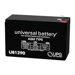 UPG UB1290 12V 9AH Sealed Lead Acid Battery F1 Terminal