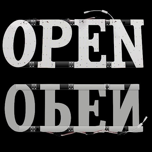 Large Led Open Signs, Ledating 30" X 10" Business Hour Open Sign For Hotel, Store, Bar, Retail Shop, Salon, Restaurant #TOP6