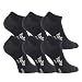 Produktbild TippTexx 24 6 Paar softige Bambus Sneakersocken mit Kupferfaser (Geruchskiller) und Garantie, Ökotex, UNISEX (as3, numeric, numeric_43, numeric_46, regular, regular, Schwarz, 43-46)