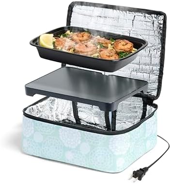 HOTLOGIC Mini Portable Electric Lunch Box Food Heater - Innovative Food Warmer and Heated Lunch Box for Adults Car/Home - Easily Cook, Reheat, and Keep Your Food Warm