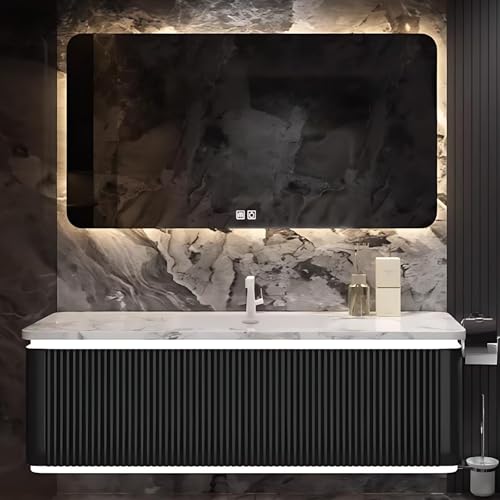 ZGNBSD 50 inch Bathroom Vanity with Sink - Wall-Mounted Bathroom
