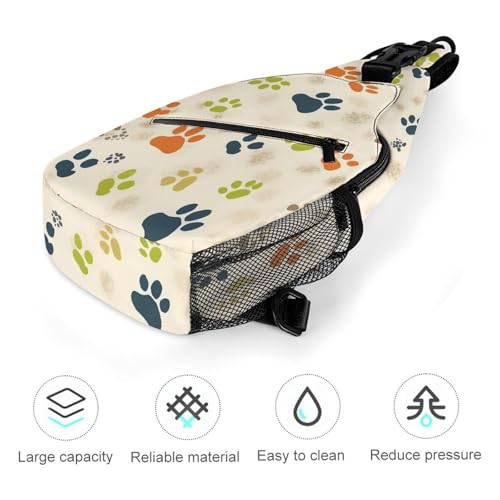 Mochila cruzada tipo Sling para hombre y mujer miniatura 5
