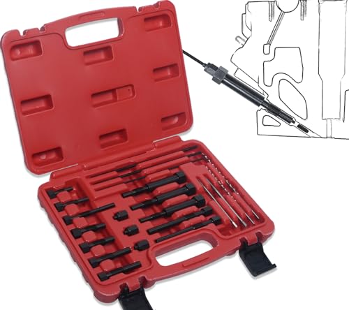 Kit d'extraction de bougies de préchauffage M8x1,0 M10x1,0 M10x1,25 extracteur mécanique 22 pièces