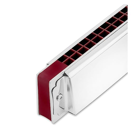 PacuM Harmonica par Instrument Key Harmonica 28 Trous Orgue à Bouche Professionnel Harpe C Key Instruments de Musique Argent Or Harmonica (Color : Silver Key of C) - Les Beatles, Paul McCartney, John Lennon, RIngo Starr, George Harrison PacuM Harmonica par Instrument Key Harmonica 28 Trous Orgue à Bouche Professionnel Harpe C Key Instruments de Musique Argent Or Harmonica (Color : Silver Key of C) – Image 4