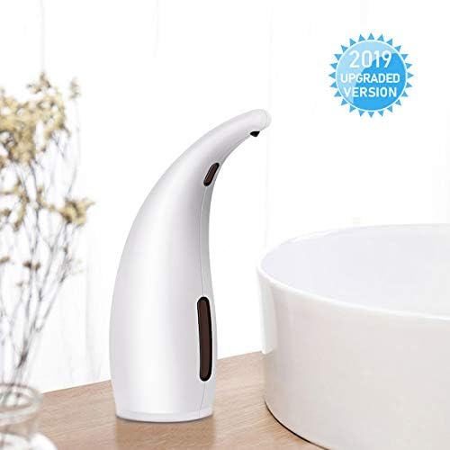HOMLEX Automatic Soap Dispenser,Touchless Soap Dispenser for Bathroom Hand soap Dispenser and Kitchen Dish soap Dispenser(300ml)