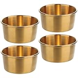 Porte-sauces : ces bols à trempette sont fabriqués en acier inoxydable robuste et résistent à la chaleur, au froid et aux mélanges acides