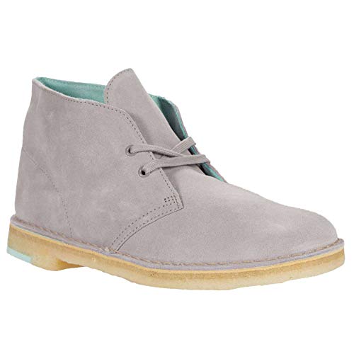 Clarks Originals Homme Desert Boot Suede Leather Grey Combi Bottes 41 EU