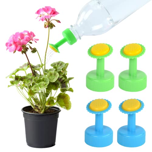 KATELUO 4 Piezes Cabezales para Riego para Botellas, Regadera Bonsai Pequeña, regadera pequeña,regadera,Adecuado para riego...