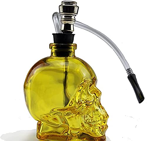 Skull Glass Hookah (Yello)
