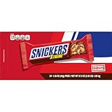 SNICKERS Xtreme Peanut and Caramel Chocolate Extra Peanuts, Extra Caramel Candy Bar, 1.55 Oz Single Bar, 24 Count