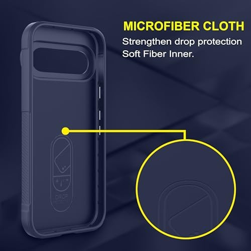 Image of Zapcase Back Case Cover for Google Pixel 9 Pro | Compatible for Google Pixel 9 Pro Back Cover | Liquid Silicon Magic Case with Camera Protection | Sapphire