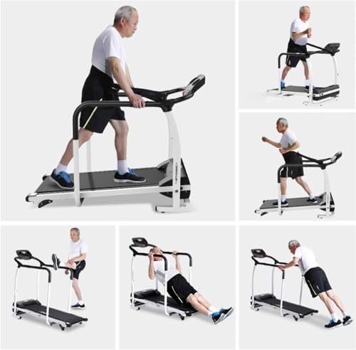 Image of Portable Foldable Treadmill with Incline for Running and Walking, Treadmill with LCD Monitor, Fitness Exercise Machine for Home & Office, 150KG Weight Capacity