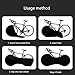 Kangnice Bicycles Protector Covers ScratchProof Bike Frame Wheel Covers Wheel Frame Covers Storage Bag Bike Accessories
