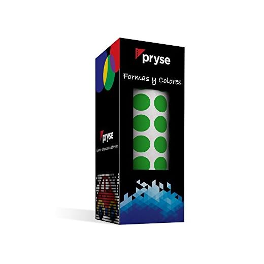 Pryse 1041013 - Gomets etiquetas adhesivas, color verde