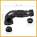 Partuto 13717605638 Car Air Intake Hose Tube for BMW F20 F30 F10 N20 X3 X4 X5 320i 328i 528i Black Replacement