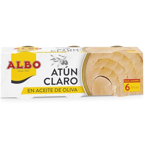 Albo Atún Claro en Aceite de Oliva, 6 x 65g