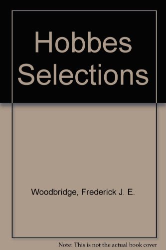 Hobbes Selections B000JUT6HY Book Cover