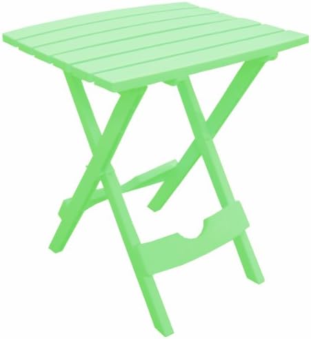 Adams Manufacturing 8500-08-3700 Plastic Quik-Fold® Side Table, Summer Green