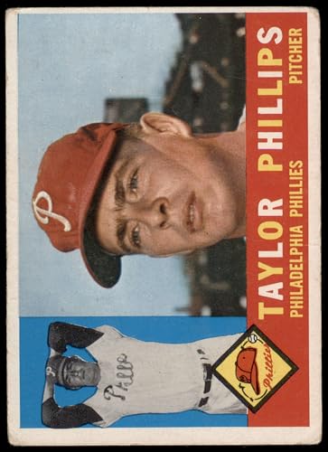 1960 Topps #211 Taylor Phillips Philadelphia Phillies (Baseball Card) GOOD Phillies