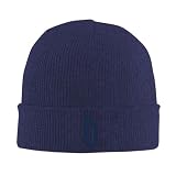 Orldit Duquesne University Beanie Hat for Men and Women Winter Warm Hats Knit Slouchy Thick Skull Cap Navy Blue