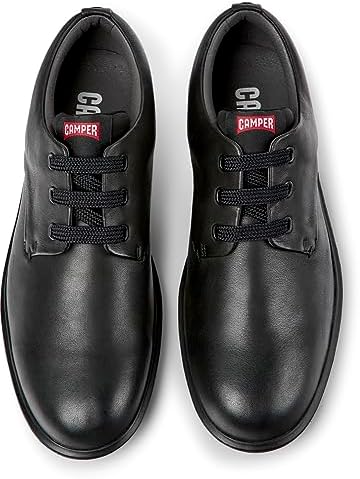 Camper Men's Atom Work Oxford Flat, Black, 9.5 | Image 3