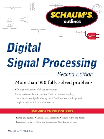 Schaums Outline of Digital Signal Processing 2nd Edition book cover