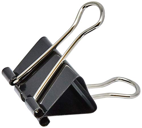 Binder Clips 32mm, Tris, Preto, Caixa com 12 Unidades
