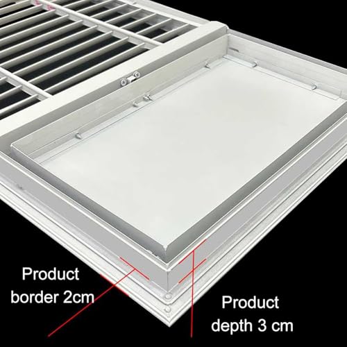 Gran ventilación de aluminio en panel de acceso para placas de yeso laminado 6