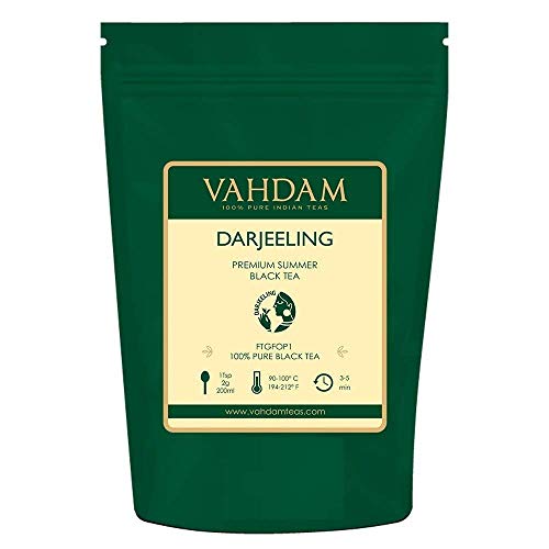 Vahdam, Imperial Himalayan White Tea (1.73Oz, 25Cups) & Daily Darjeeling Black Tea (9Oz, 120+Cups) #TOP3