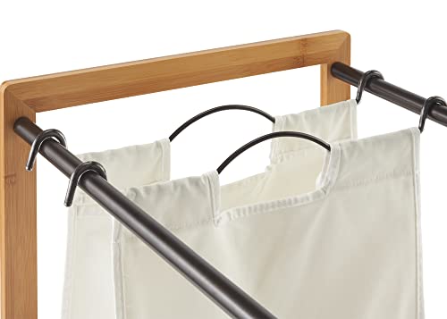 Trinity Tbfpbr-2100 3 Bag Bamboo Laundry Station, Bronze #TOP3