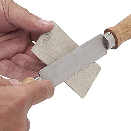 Image of Trend 3-Inch Double-Sided Diamond Sharpening Stone, 180 & 300 Grit, Credit Card Sized Honing Stone with Storage Wallet, DWS /CC /CX
