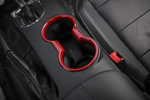 Cubierta de portavasos interior rojo para Ford Mustang 2015-2023 miniatura 2
