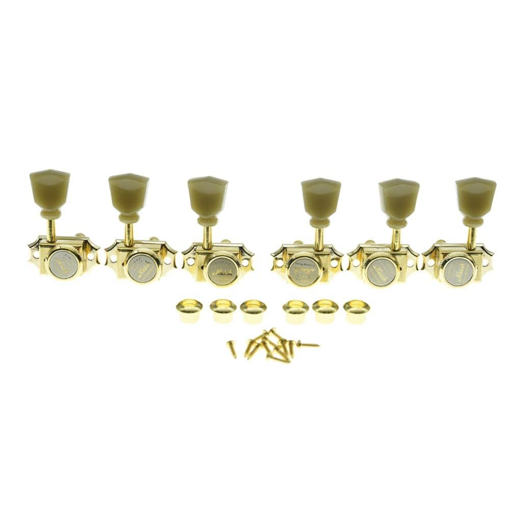 Lock Wilkinson JIN HO Tuners 3x3 Guitar Locking Tuners Tuning Pegs Machine Heads For Les Paul Guitar Gold Jn04 - Foto 13