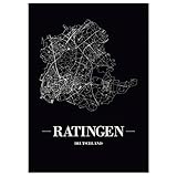 JUNIWORDS Stadtposter - Wähle Deine Stadt - Ratingen - 60 