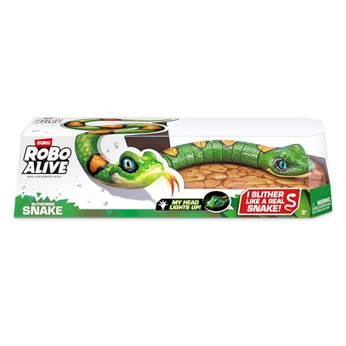 Robo Alive Schlange Serie 3, grün, elektronisches Spielzeug