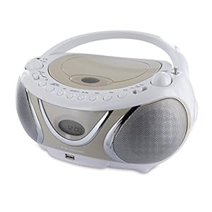 Metronic Boombox wit/beige