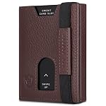 VON HEESEN – VON HEESEN Slim Wallet mit Münzfach & RFID-Schutz - Leder Ge