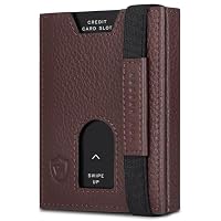 VON HEESEN – VON HEESEN Slim Wallet mit Münzfach & RFID-Schutz - Leder Ge