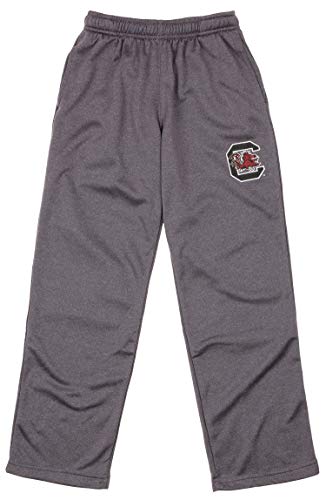 Outerstuff NCAA Big Boys Youth (8-20) Basic Grey Track Pants, South Carolina Game Cocks, Large 14-16