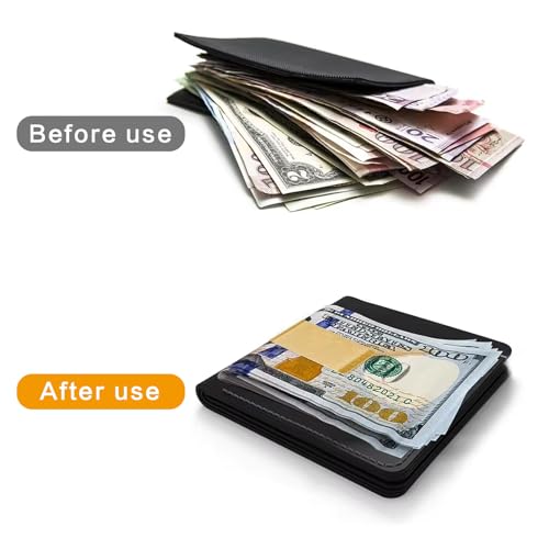 8-Pack Men's Stainless Steel Money Clip for Men - Secure Cash Clip with Slim Card Slots, Perfect Money Clips for Cash, Credit Cards, and Business Cards3