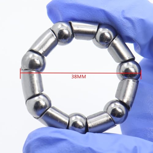 Rodamientos de bolas 38 mm para buje de bicicleta en acero 4