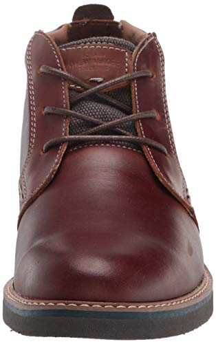 Nunn Bush Mens Barklay Plain Toe Chukka Boot Suede Leather With Memory Foam And Comfort Gel, Brandy, 12 #TOP1