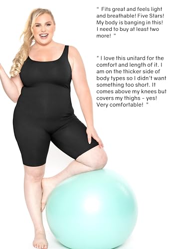 Image of STRETCH IS COMFORT Teamwear Women's Regular and Plus Size Cotton Tank Unitard